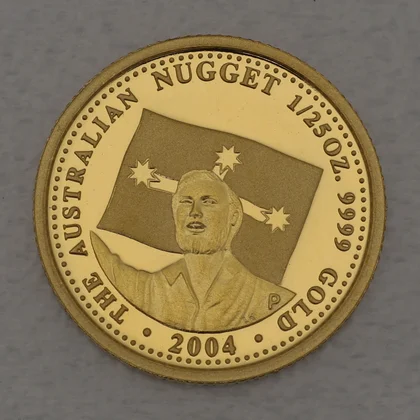 Goldmünze 1/25oz Prospector Serie - Australian Nugget 2004: Peter Lalor