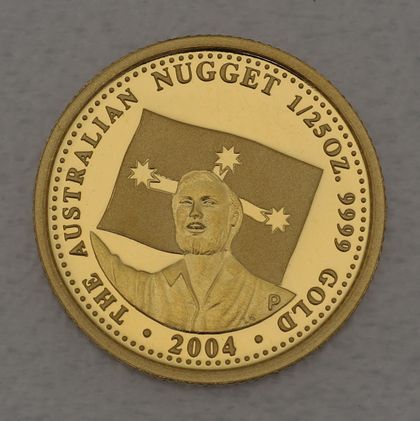 Goldmünze 1/25oz Prospector Serie - Australian Nugget 2004: Peter Lalor Goldmünze 1/25oz Prospector Serie - Australian Nugget 2004: Peter Lalor