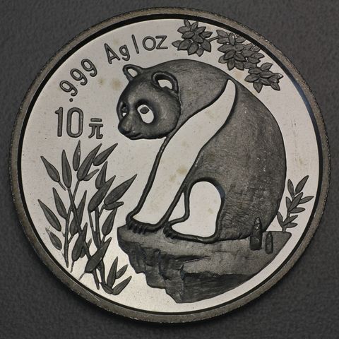 1oz Silbermünze Panda, 1993