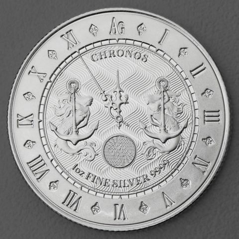 Silbermünze 1oz Tokelau - Chronos 2021