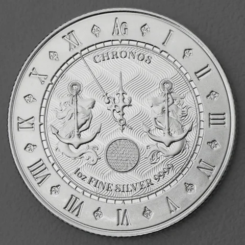 Silbermünze 1oz Tokelau - Chronos 2021