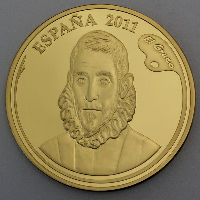 Goldmünze 400 Euro Spanien 2011 El Greco