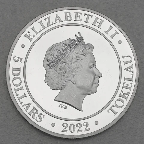 Silbermünze 1oz Tokelau 2022 - Goddess of Europa