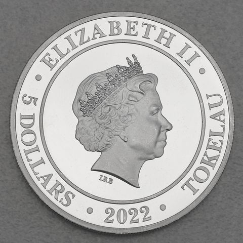 Silbermünze 1oz Tokelau 2022 - Goddess of Europa