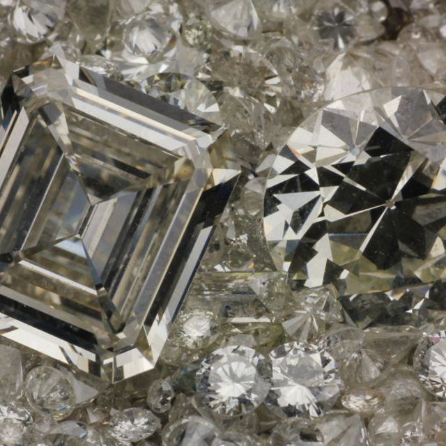 Diamanten verschiedener Schliffe