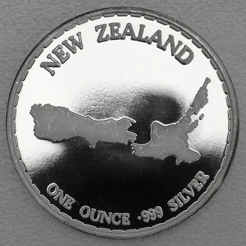 Silbermünze 1oz Neuseeland New Zealand Kiwi 2000