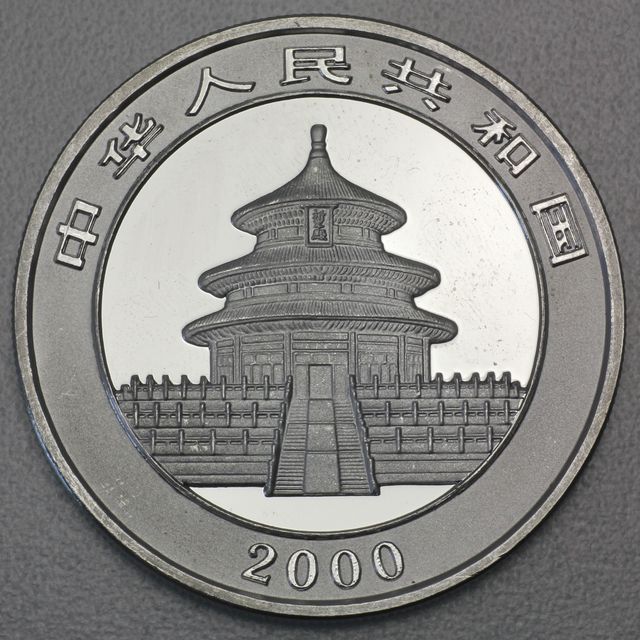 China Panda Silbermünze 2000