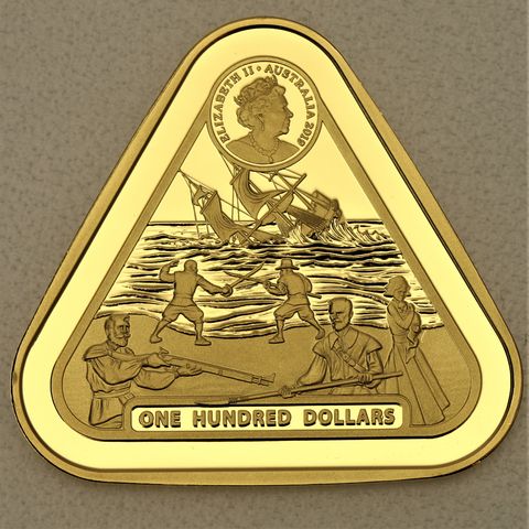 Goldmünze 1oz Triangular Shipwreck 2019 2019