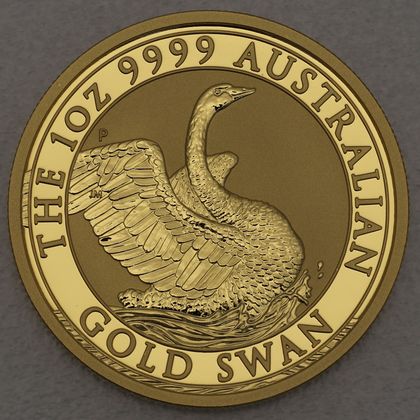 1oz Golden Swan Australien 2020