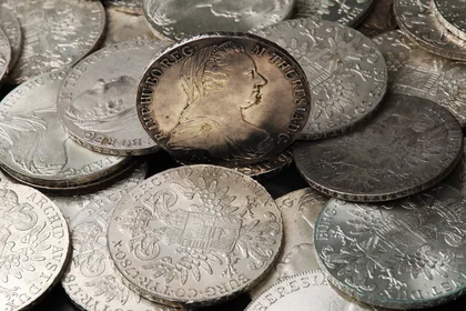 Silbermünze Maria Theresien Taler