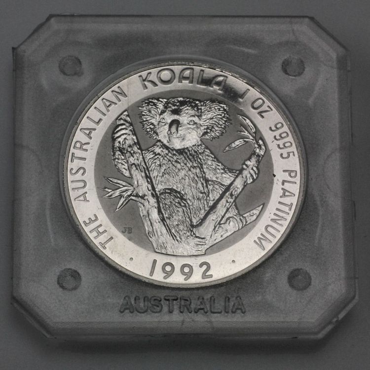 Platinmünze Koala 1992