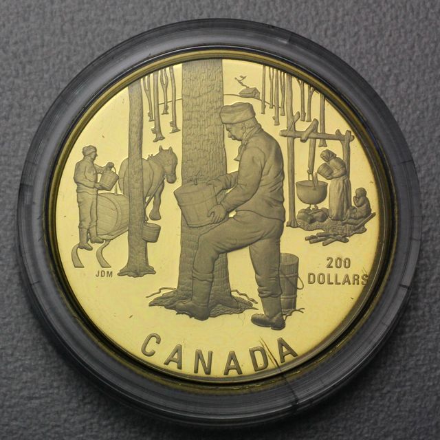 200 Dollar Goldmünze Kanada 1995 aus 22K Gold