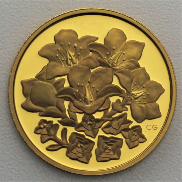 Goldmünze 350 Dollar 2010 Prärie Crocus
