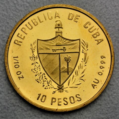 "REPUBLICA DE CUBA 10 PESOS"