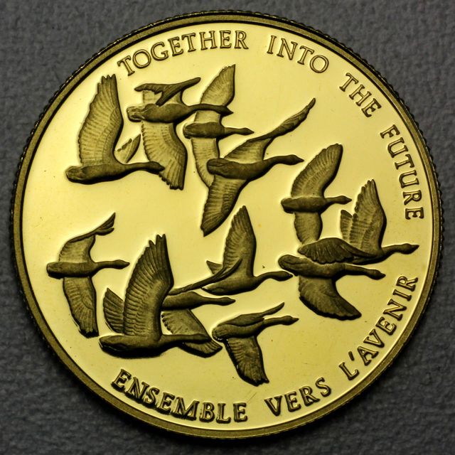 100 Dollar Goldmünze Kanada 1978 aus 91,6% Gold