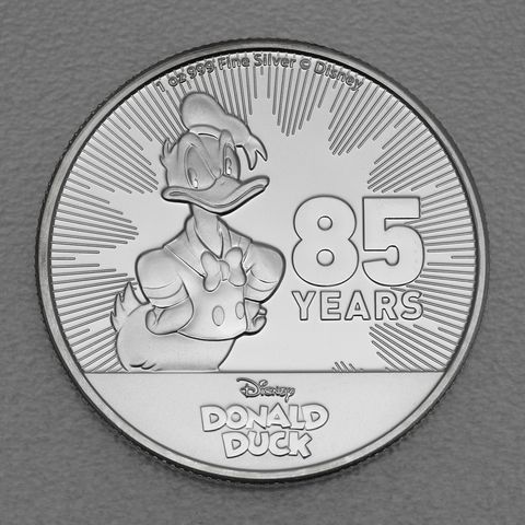 Silbermünze 1oz Niue Donald Duck 2019
