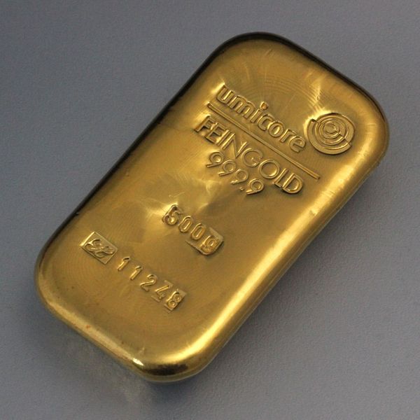 500g Umicore Goldbarren Masse Und Ankaufpreis Esg