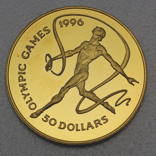 50 Dollar Cook Island Gedenkmünze 1993 Olympics