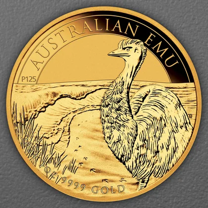 1oz Goldmünze, Australian Emu, 2024