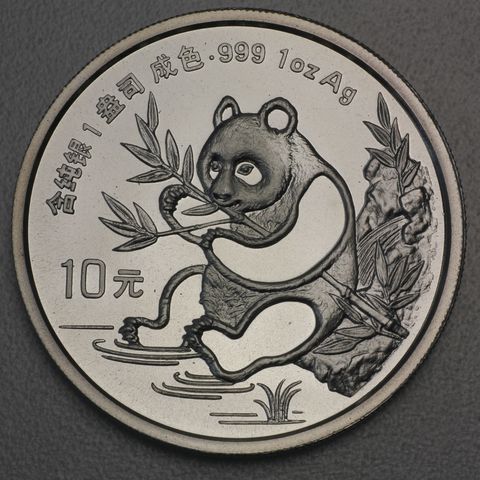1oz Silbermünze Panda, 1991