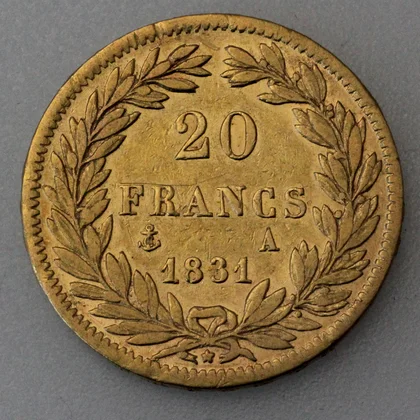 20 F Goldmünze Louis Philippe I