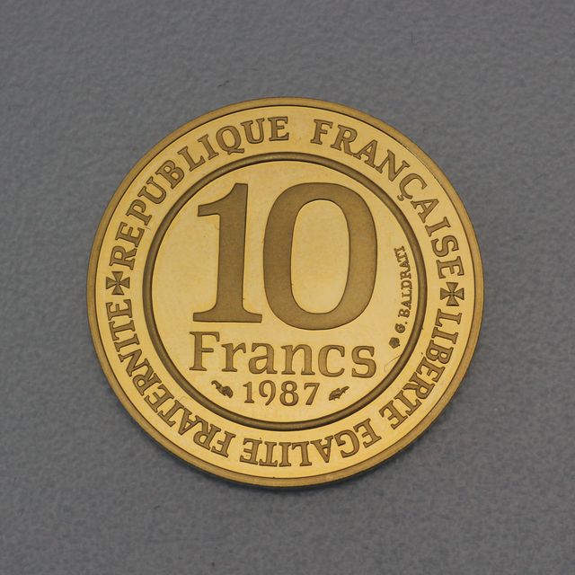 10 Francs Gedenkmünze 1987