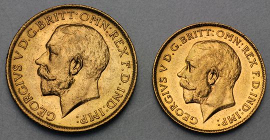 Australische Sovereign Münzen König Georg V