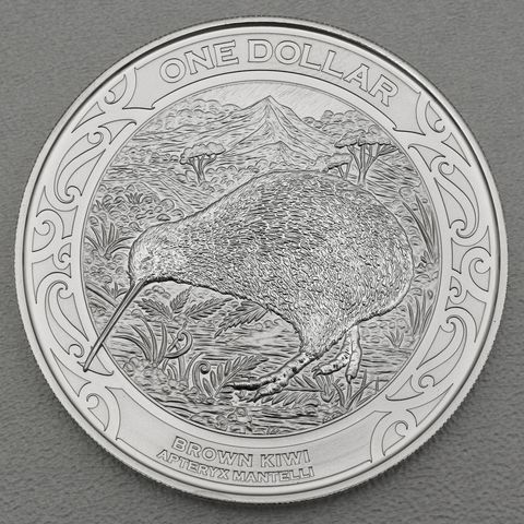 Silbermünze 1oz Neuseeland New Zealand Kiwi 2019