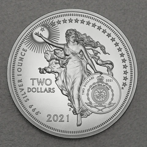 Silbermünze 1oz Niue "Icons of Inspiration" - 2021 Leonardo da Vinci