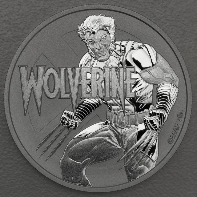 Silbermünze 1oz Marvel 2021 - Wolverine