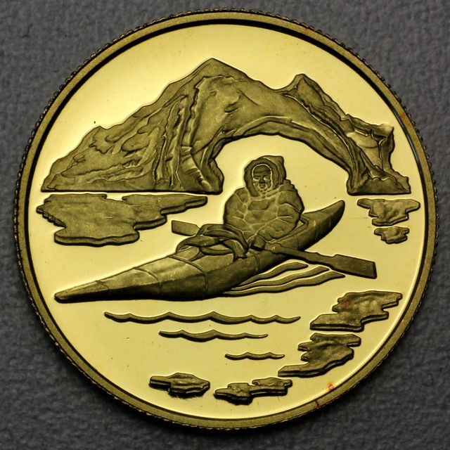 100 Dollar Goldmünze Kanada 1980 aus 22K Gold