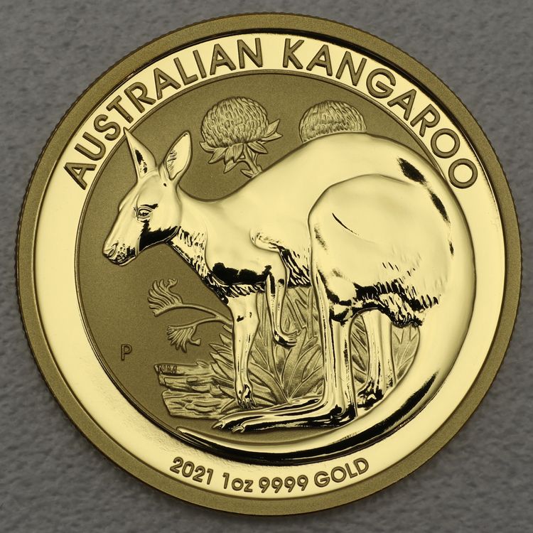 Australien Känguru Goldmünze  2021