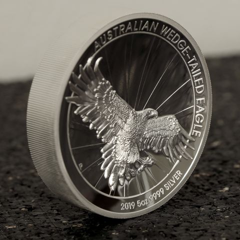 Silbermünze 5oz Australian Wedge-Tailed Eagle 2019 High Relief
