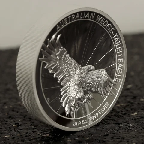 Silbermünze 5oz Australian Wedge-Tailed Eagle 2019 High Relief