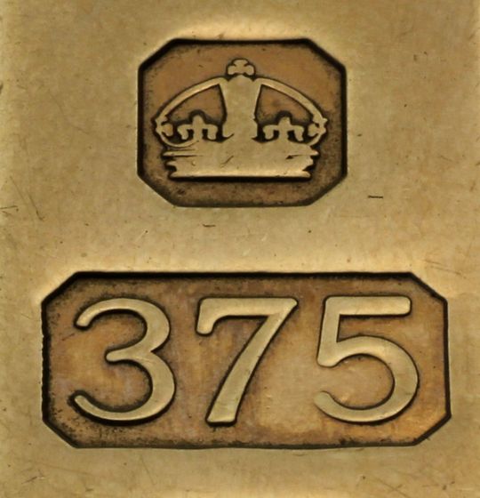 375er 9K Stempel / Schmuckpunzierung