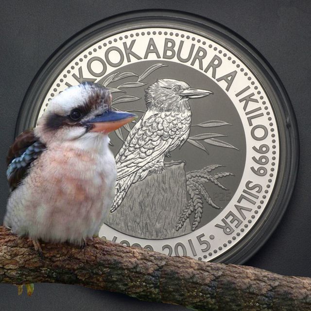 1kg Kookaburra Münze