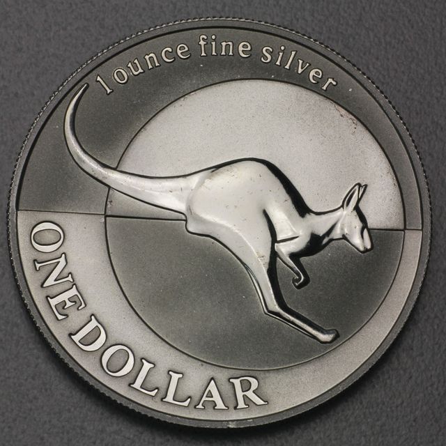 Känguru Silbermünze Australien 2004
