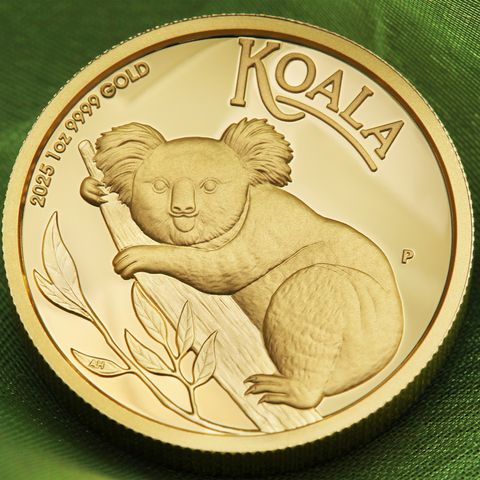 Goldmünze 1oz "Koala" 2025 (PP und HR)