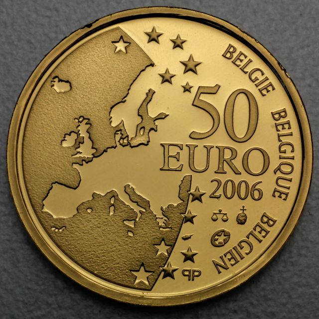 50 Euro Goldmünzen Belgien 2006