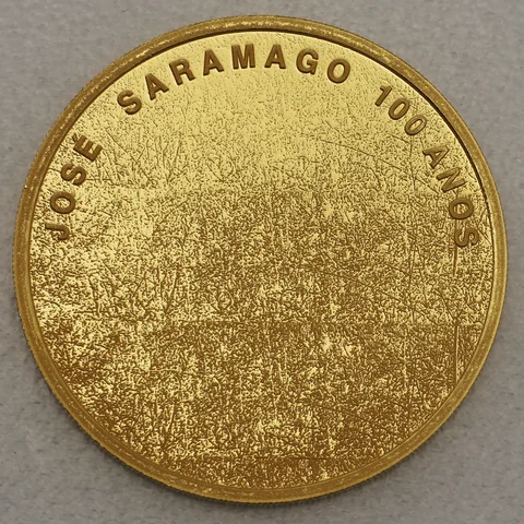 Goldmünze 7,5 Euro Portugal 2022 - 100. Jahrestag der Geburt von Jose Saramago 