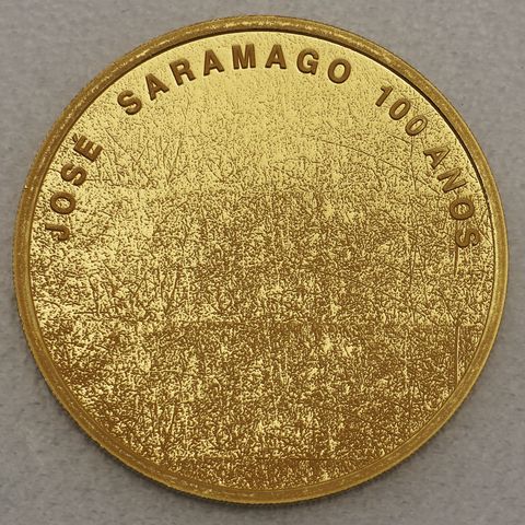 Goldmünze 7,5 Euro Portugal 2022 - 100. Jahrestag der Geburt von Jose Saramago 