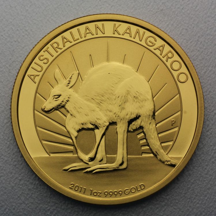 Australische Kangaroo Goldmünzen