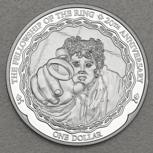Silbermünze 1oz Niue - Herr der Ringe 2021 Frodo