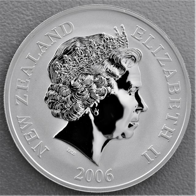 Kiwi Silbermünze 1 oz Neuseeland 2006