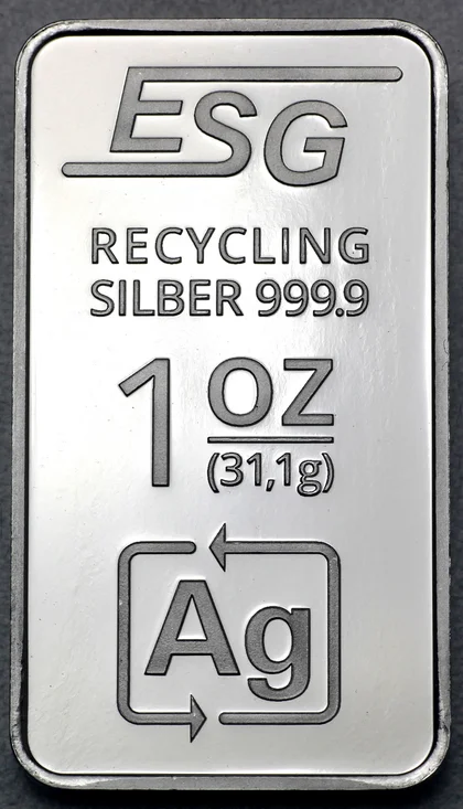1oz Silberbarren