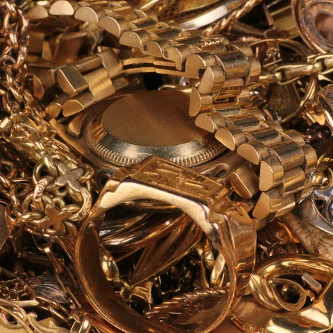 Goldschmuck / Golduhr