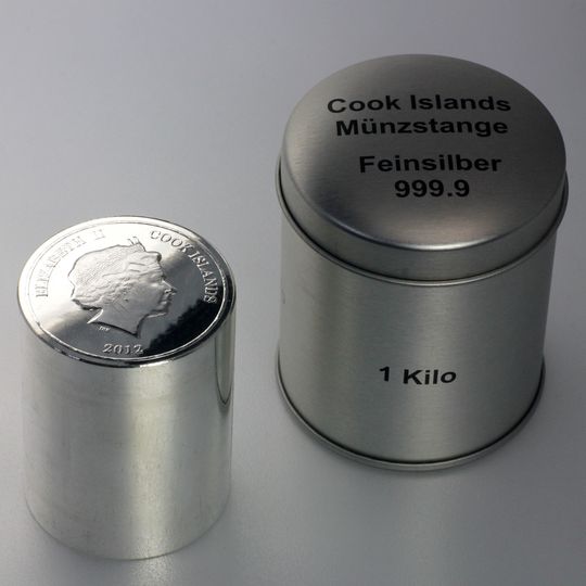 1kg Silber Münzstange Cook Islands