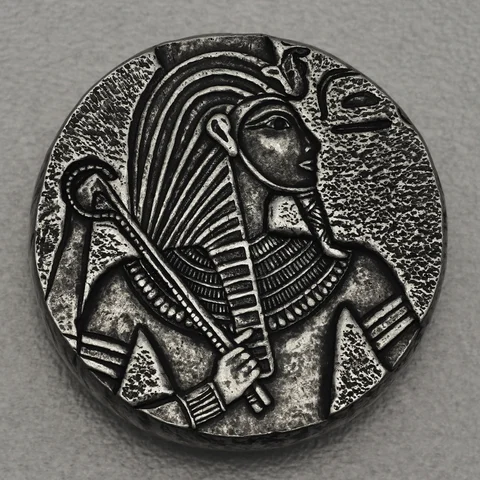 Silbermünze 5oz Tschad Ägyptische Relikte - 2016 Tutanchamung