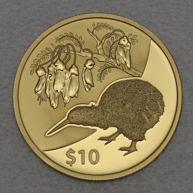 Goldmünze 1/4oz Neuseeland Kiwi New Zealand 2012