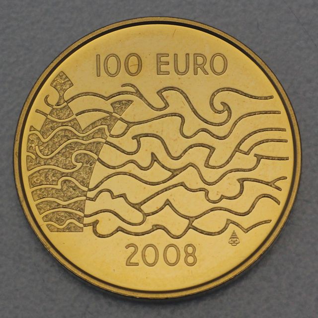 100 Euro Goldmünze Finnland 2008
